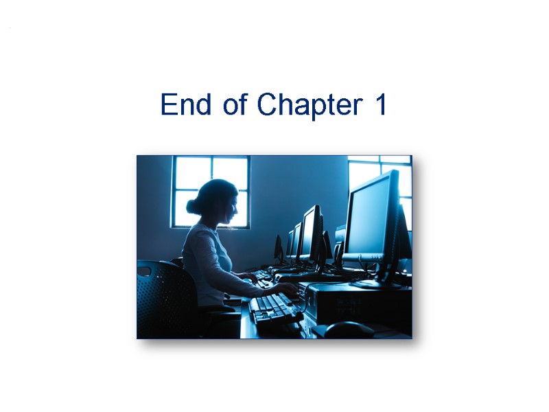 End of Chapter 1
